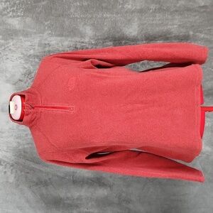 The North Face Fleece Pullover Women’s Small Red 1/4 Zip Jacket Cozy Lightweight